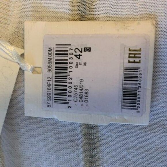 Peserico  shimmer striped crewneck knit sweater - Picture 5 of 9